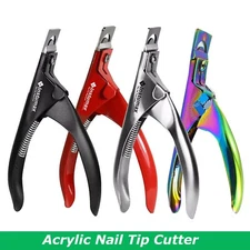 Manicure Tips Cutter – Acrylic Nail Clipper U Edge for False/Fake Nail Art, US