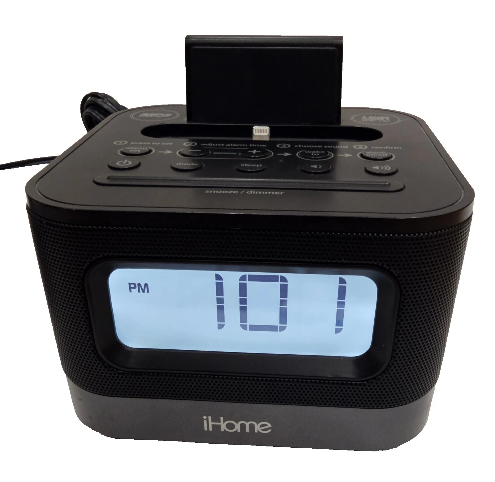 Reproductor de audio iHome Muelles y mini altavoces con Bluetooth