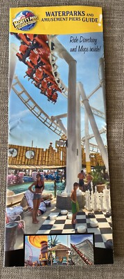 2007 Morey's Piers Wildwood New Jersey amusement park map brochure guide coaster