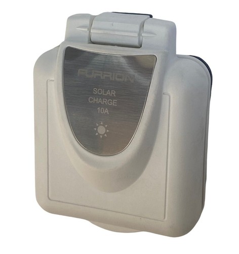 Furrion RV 10 Amp RV Solar Port Inlet White Marine Grade Camper ...