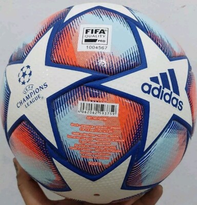 adidas UCL Pyrostorm Finale 21 Match Ball, Orange/White/Black