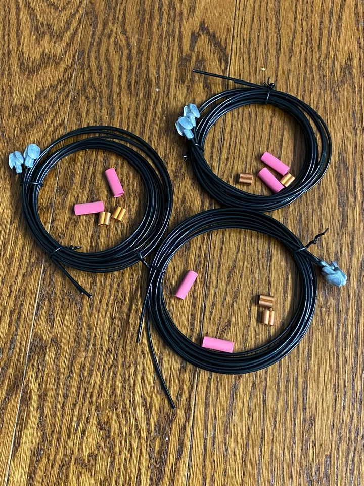 DBL Teardrop 1/16 in Metal Cables PNK SM for Older Martin, Jennings, Hoyt etc. - Image 3 of 4