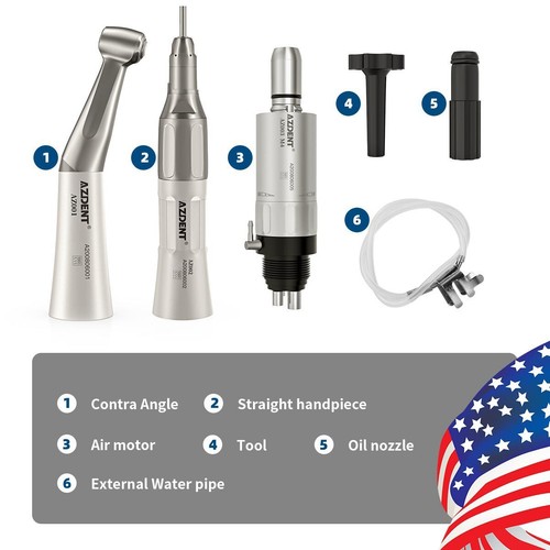 Dental E-generador led alta velocidad/baja velocidad Kit de pieza de mano 4/2Hol - Picture 10 of 64
