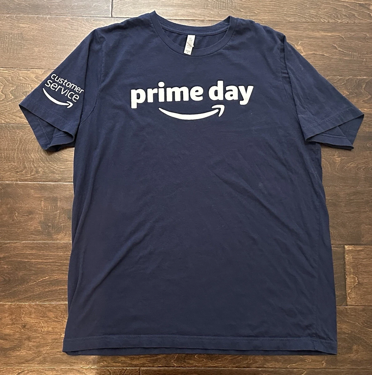 Women's  Prime Day Customer Service Blue T-Shirt - Size XL