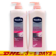 Vaseline Healthy Bright UV Extra Brightening Lotion GlutaGlow Lotion 300 ml x 2