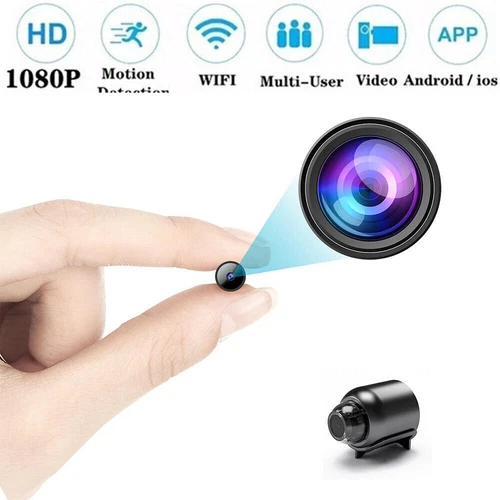Mini Wifi Camera HD 1080P Home Security Camcorder Night Vision Micro Smart Cam - Picture 2 of 15