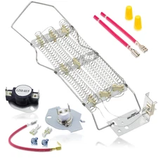 4391960 Dryer Heating Element and 279816 Thermal Fuse fit for Whirlpool Kenmore