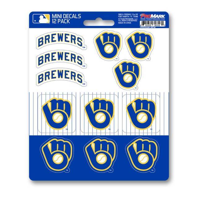 Milwaukee Brewers Retro Vintage Vinyl Decal Die-Cut Produktbild-Vorschau 5