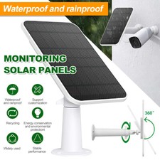 4W Solar Panels for Eufy Eufycam 2/2 Pro/2C/2C Pro/E Wall Mount 10ft Power Cable