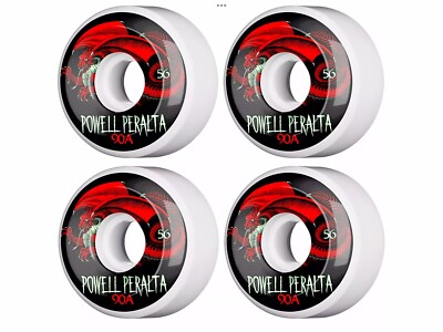 Powell Peralta Skateboard Wheels Oval Dragon 56mm 90A | eBay