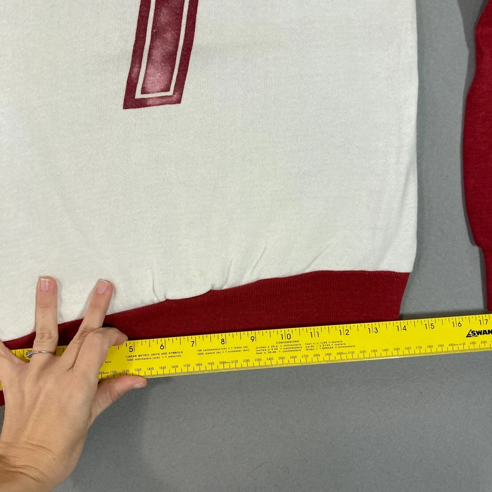 Sudadera De Colección Años 70 Montgomery Ward Raglán Juvenil L 14-16 Se Ajusta a Mujer XS #7 Jersey Foto 4 de 4