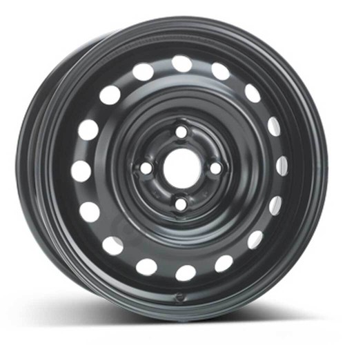 Jante En Acier Alcar 4065 - 6.0Jx15 ET46 4x100, Compatible Kia, Couleur Noire