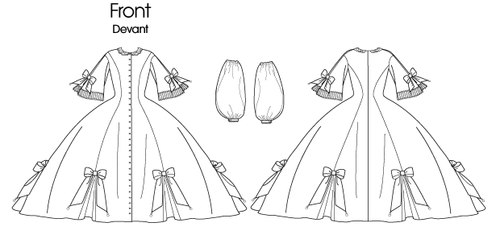 NUEVO VESTIDO DE GUERRA CIVIL PATRÓN B5543 BUTTERICK tallas 6-20 - Imagen 3 de 4