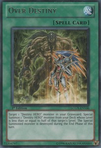 Over Destiny - LCGX-EN146 - Rare - 1st Edition x3 - Lightly Played