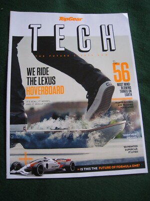 TOP GEAR TECH SUPPLEMENT 56 MIND-BLOWING THINGS ON EARTH LEXUS HOVERBOARD 3D PRI