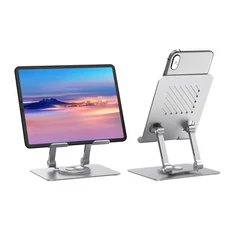 Metal Adjustable Cell Phone Tablet Stand Holder Mount Mobile iPad iPhone Tablet