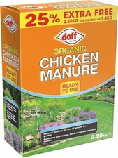 Image of Doff Organic Chicken Manure Ready to Use 2.25kg