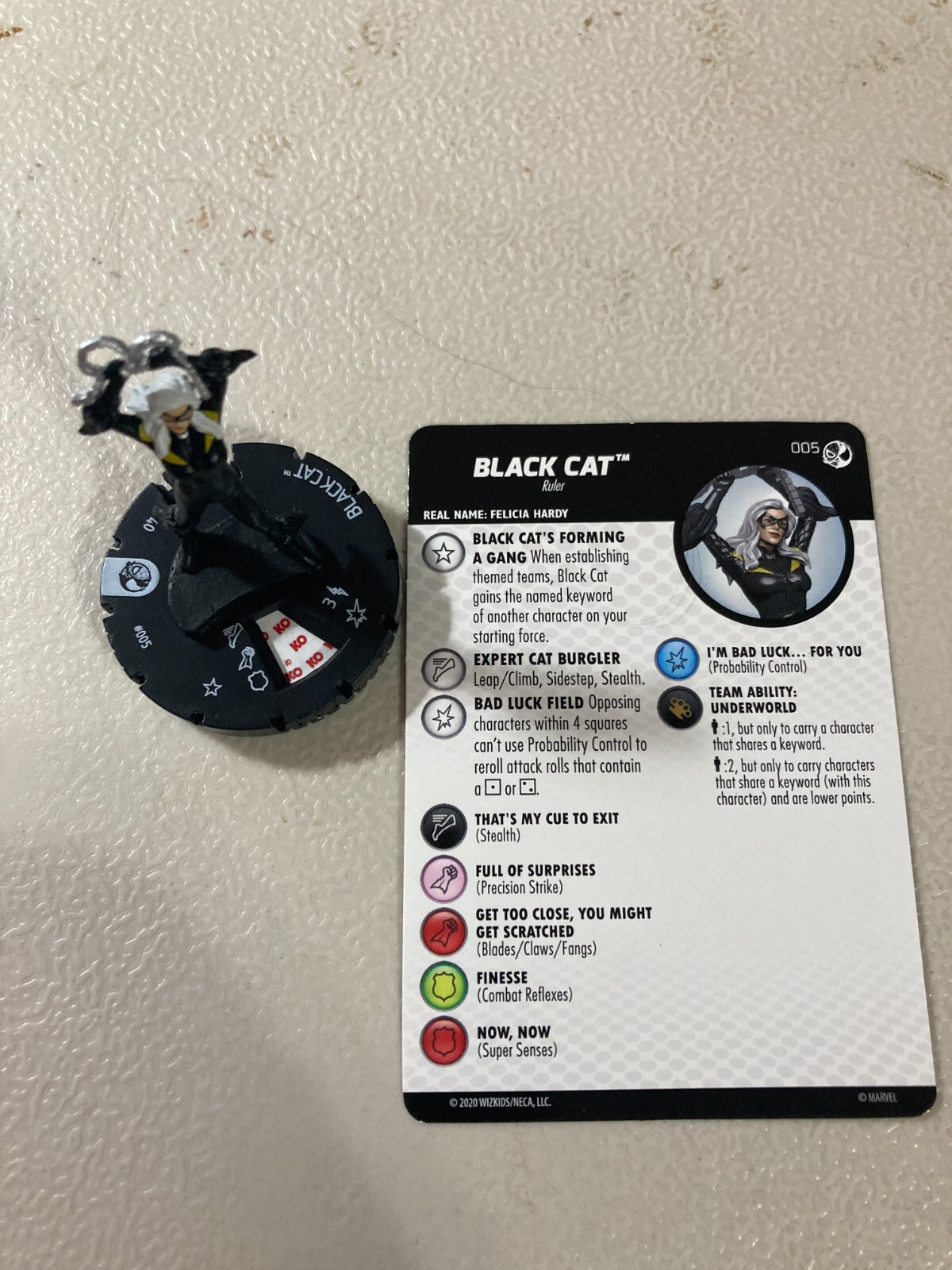 Marvel Heroclix Spider-Man And Venom Absolute Carnage #005 Black Cat | eBay
