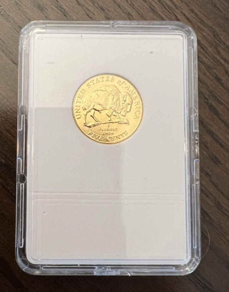 BAISON(•ө•)ページ 2005-P | Jefferson Bison | Nickel | Five Cent Lot | 24K Gold