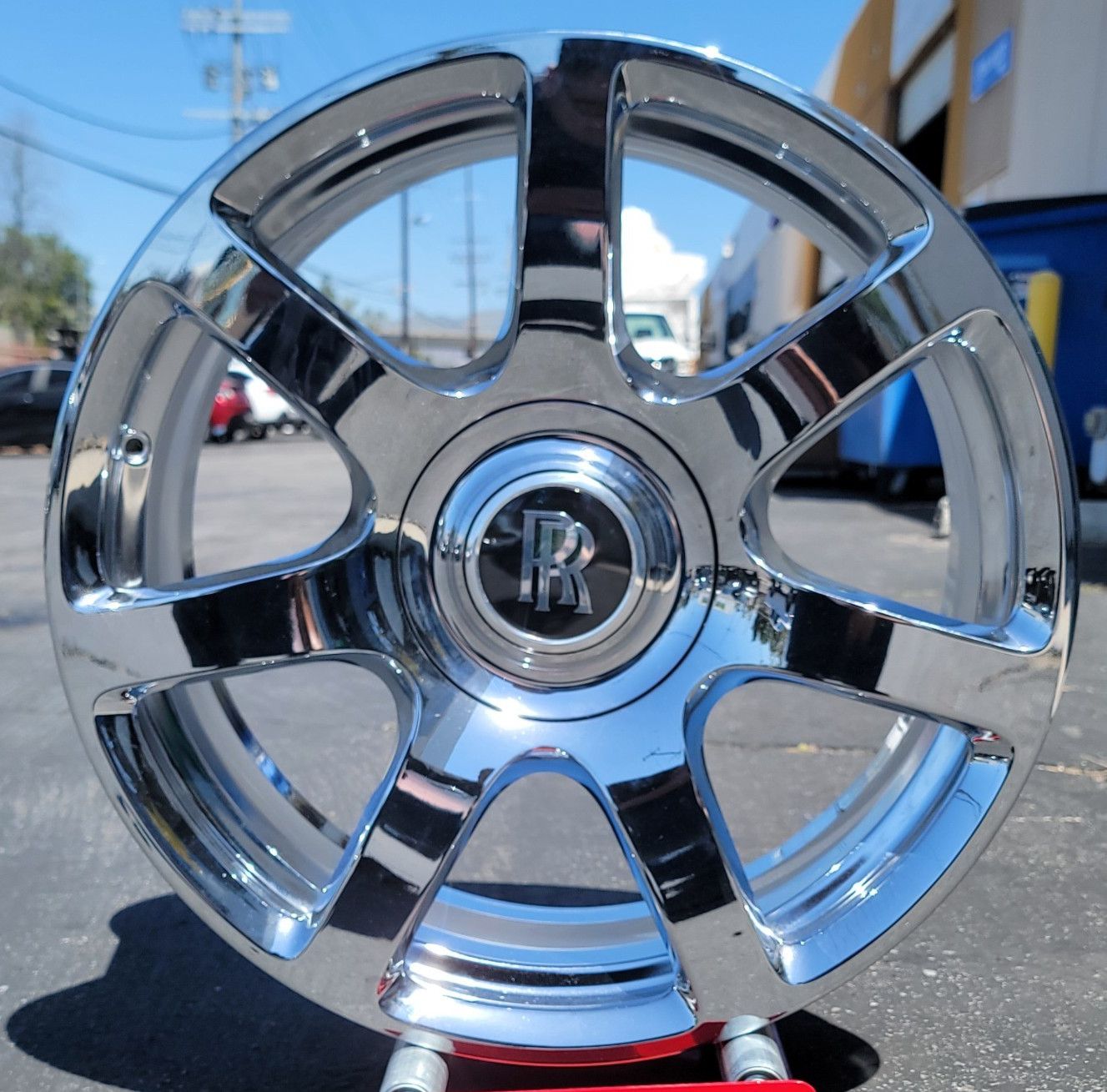 4- Rolls Royce Wraith Wheels Chrome Dawn OEM Genuine New 21 inch Ghost