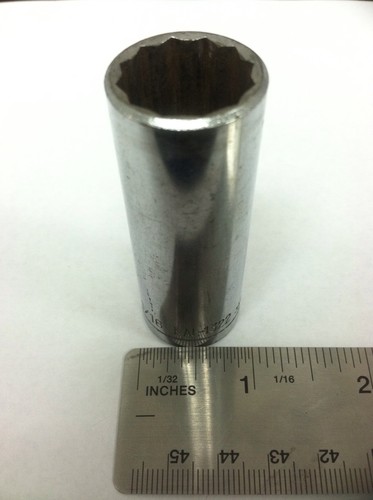 KAL 11/16" 12-point Deep Socket - 3/8" Drive - Foto 1 di 4