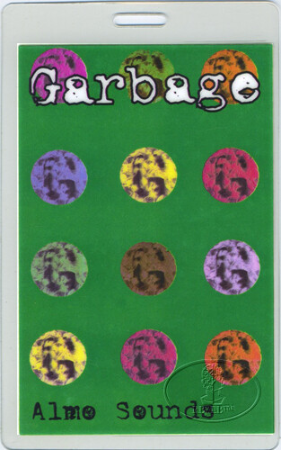 GARBAGE 1996 Japan Tour Laminated Backstage Pass Butch Vig - Picture 1 of 1