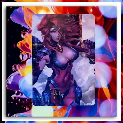 Miss Fortune Waifu Card League Premium Flash Beauty Art Holo Rare Glitter Foil