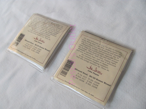 Lot (2x) John Pearse 310NM 80/20 Bronze Acoustic Guitar Strings New Medium 13-55 - Picture 10 of 22