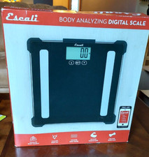 Escali Model BF180 Body Analyzing Digital Scale Body Fat Bone/Muscle Mass New