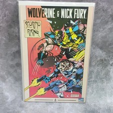 Wolverine & Nick Fury - Marvel Comics Comic book Bagged & Boarded Scorpio Rising