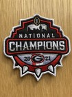 NCAA CFP Georgia Bulldogs 2021 National Championships Patch 3" X 3.5"