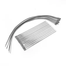 24 PCS Band and Buckle Clamps CV Half Shaft Boot Band ATV / Automotive Stainless