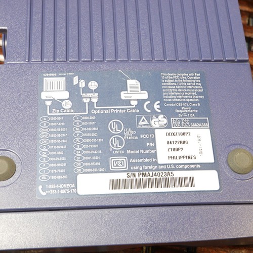 Iomega Zip 100 Z100P2 Laufwerk extern nur mit Parallelkabel - Bild 6 von 13