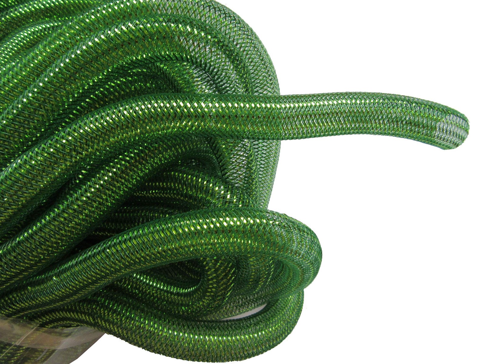YYCRAF One Roll 20 Yards Solid Mesh Tube Deco Flex for Wreaths Cyberlox CRIN ...