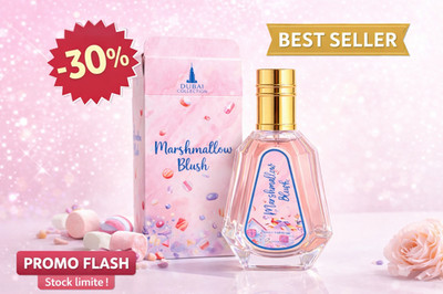 Marshmallow Blush Damen Eau de Parfum 50ml Dubai Collection + Geschenk Halskette