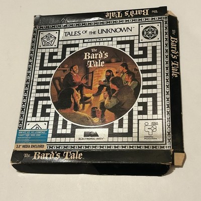 The Bard's Tale: Tales of the Unknown Electronic Arts 1987 IBM PC 3.5'' Disk