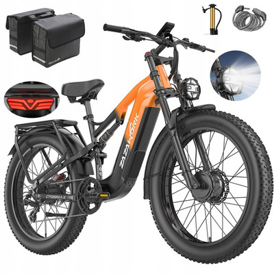 2000W Elektrofahrrad 26 Zoll E-Bike 48V 25AH Dual Motor E Mountainbike 50km/h
