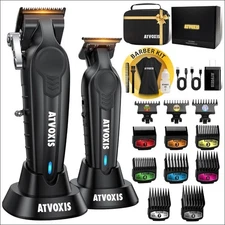 Atvoxis Pro Series Premium Barber Kit-Clippers and Trimmers Set (DAMAGED BOX)