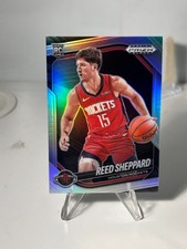 2024-25 Panini Prizm Black - Reed Sheppard #145 Silver Prizm RC