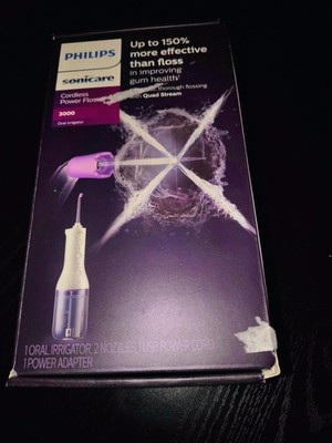 Philips Sonicare Cordless Power Flosser 3000 HX3826 Oral Irrigator Open Box