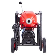Manual Feed Pipe Snake 120ft 1100W Electric Drain Auger