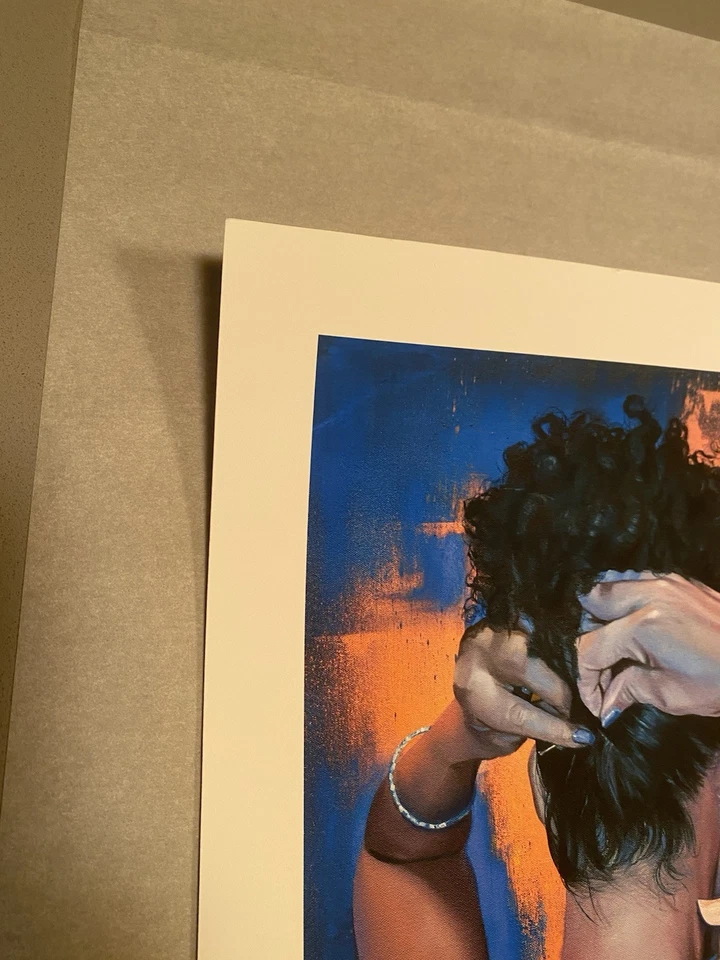 Impresión artística Flo x Richard Wilson firmada numerada edición limitada X/35 Foto 3 de 4