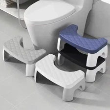 Non-slip Toilet Step Stool Squatty-Potty Bathroom Squat Chairs Furniture