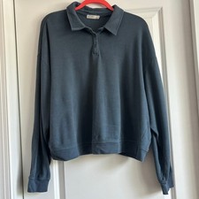 Barefoot Dreams Women  s Malibu Collection Brushed Fleece Pullover 1X Cozy