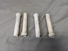 Lot of 4 Vintage Knob And Tube Ceramic Insulators No Damage