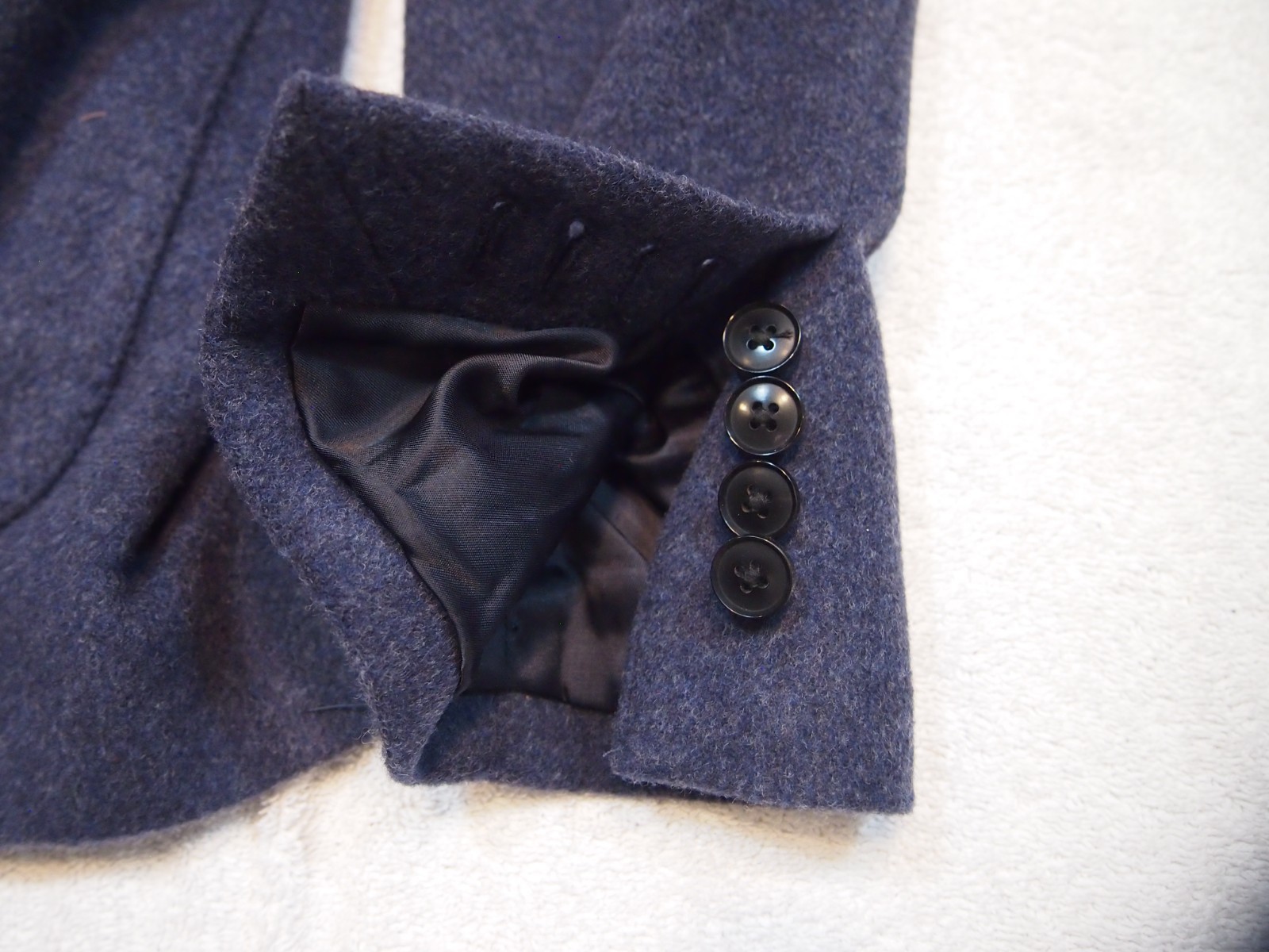 REISS Wool Blend Freemans Notch Lapel 2 Button Navy Blazer  NWT 36R $515 image 7