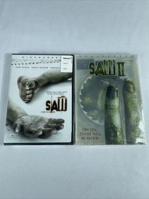 Saw 1&2 Combo (DVD, 2005, Wide Screen)  Brand New Sealed FREE SHIPPING