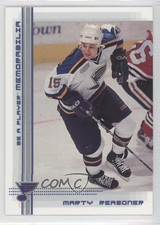 2000-01 ITG Be A Player Memorabilia Sapphire 66/100 Marty Reasoner #241 0q3