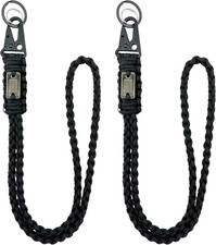 Heavy Duty Paracord Lanyard for ID Badges, Tactical Military Braided Lanyard ...