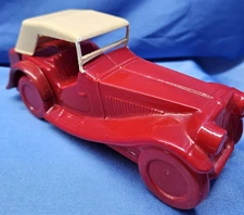 Vintage Avon 1936 MG Automobile Red Empty Decanter